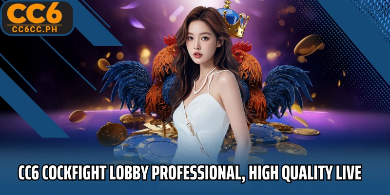 CC6 Cockfight lobby professional, high quality live