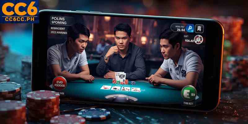 live poker mobile gameplay on smartphone for Filipino players