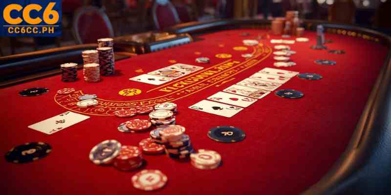 live poker variants such as Texas Hold’em and Caribbean Stud on a casino platform