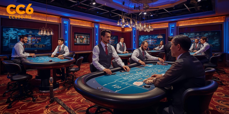 A live casino bridges the gap between traditional casinos and online platforms.