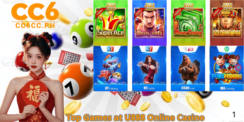 Top Games at U888 Online Casino